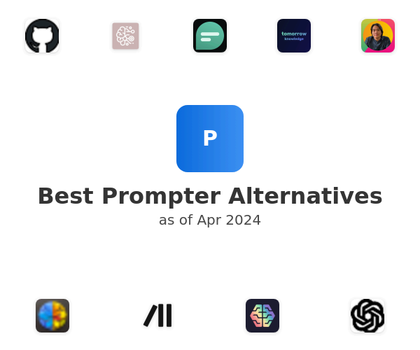 Best Prompter Alternatives
