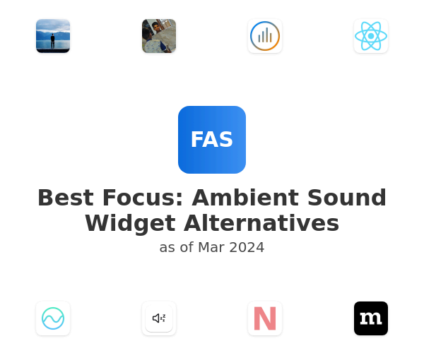 Best Focus: Ambient Sound Widget Alternatives