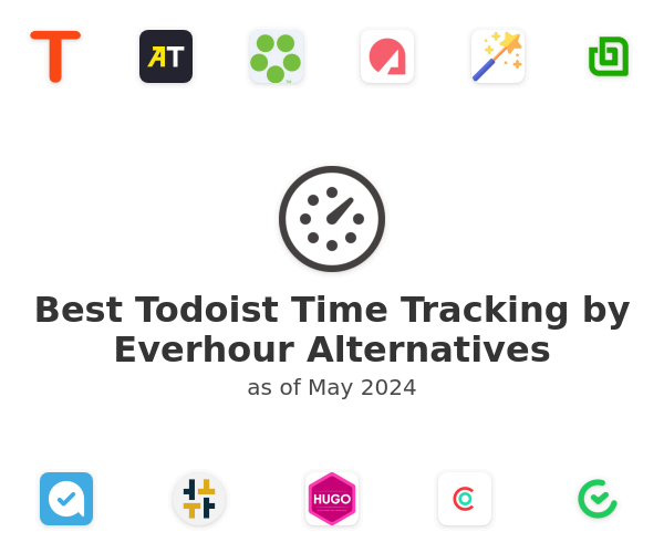 Best Todoist Time Tracking by Everhour Alternatives