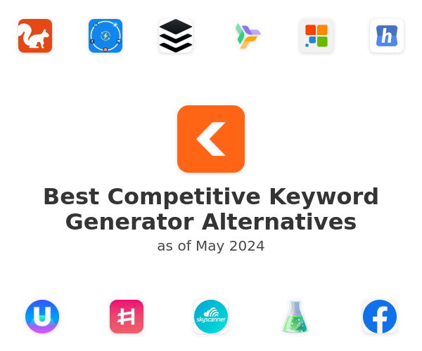 Best Competitive Keyword Generator Alternatives