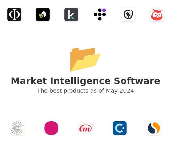 The best Market Intelligence products