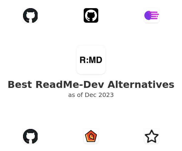 Best ReadMe-Dev Alternatives