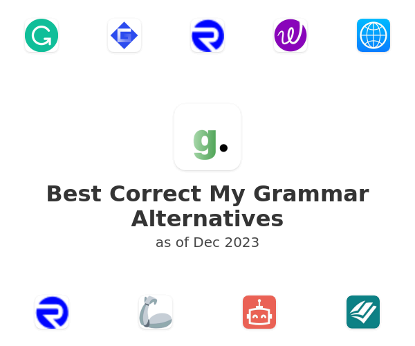 Best Correct My Grammar Alternatives