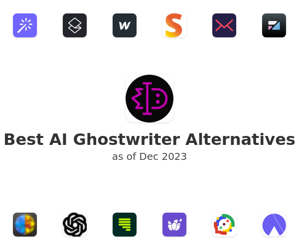 Best AI Ghostwriter Alternatives