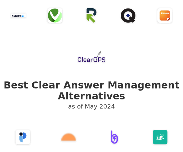 Best Clear Answer Management Alternatives