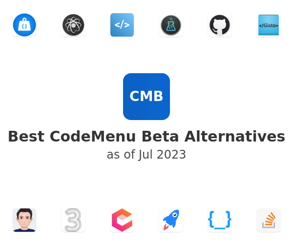 Best CodeMenu Beta Alternatives
