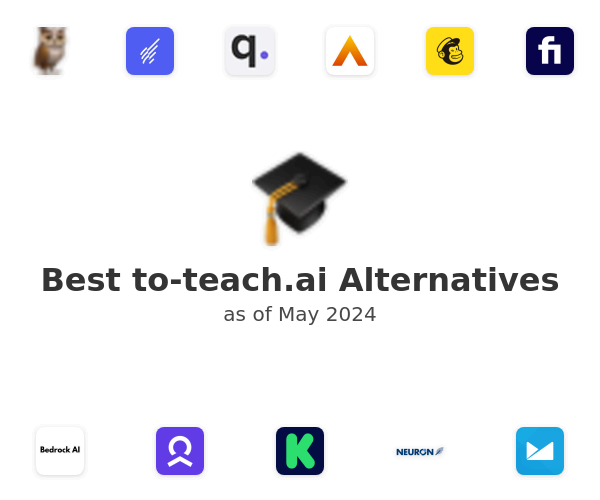Best to-teach.ai Alternatives