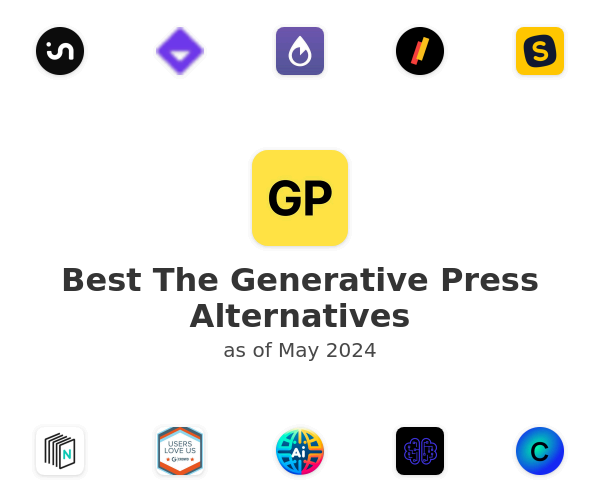 Best The Generative Press Alternatives