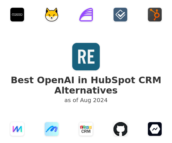 Best OpenAI in HubSpot CRM Alternatives