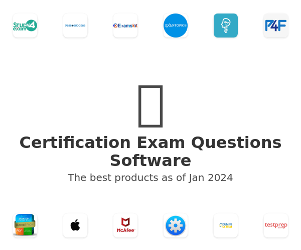 The best Certification Exam Questions products