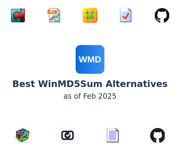 Best WinMD5Sum Alternatives