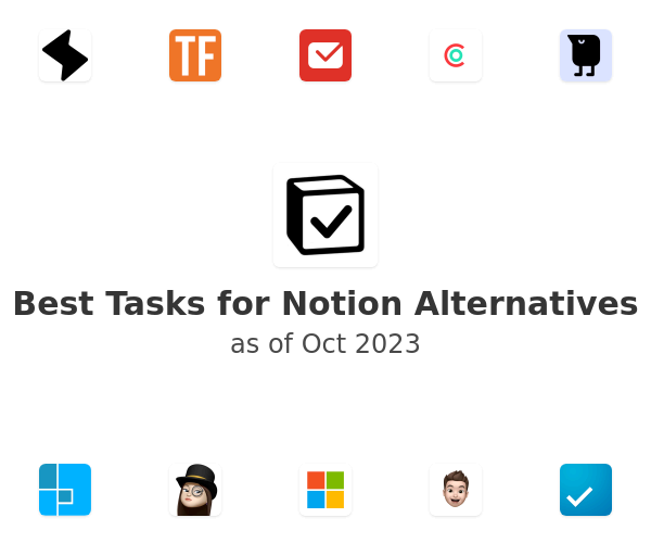 Best Tasks for Notion Alternatives