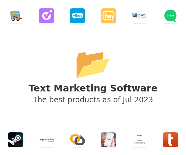The best Text Marketing products