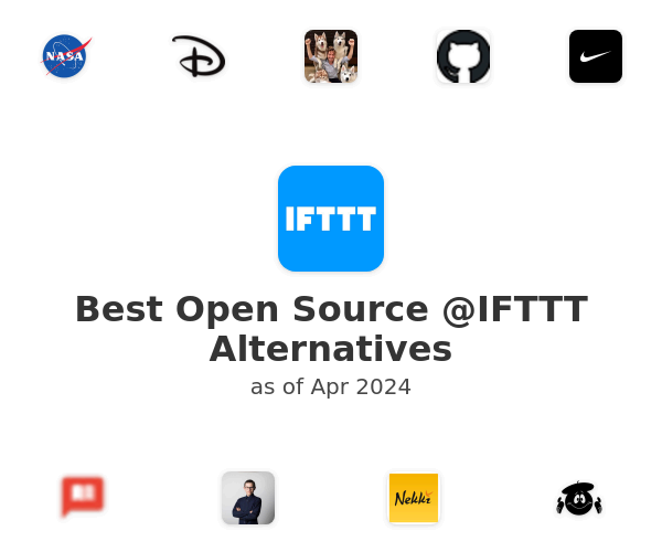 Best Open Source @IFTTT Alternatives
