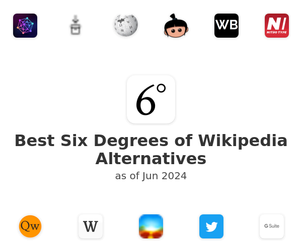Best Six Degrees of Wikipedia Alternatives