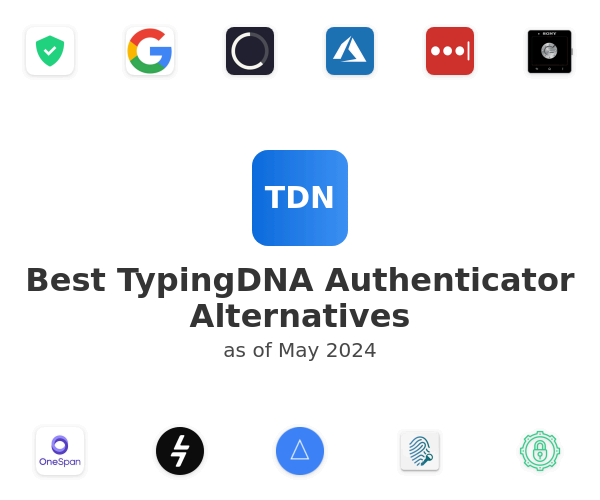 Best TypingDNA Authenticator Alternatives