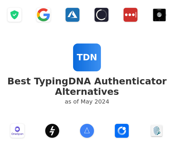 Best TypingDNA Authenticator Alternatives