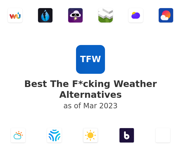 Best The F*cking Weather Alternatives