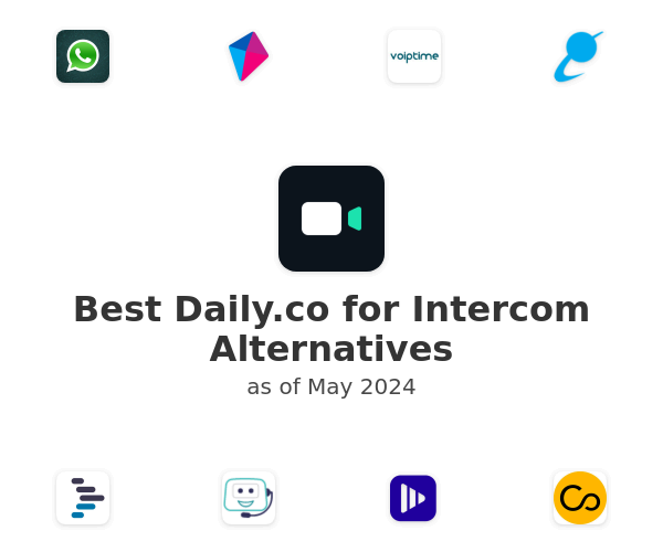Best Daily.co for Intercom Alternatives
