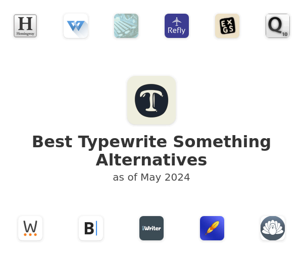 Best Typewrite Something Alternatives