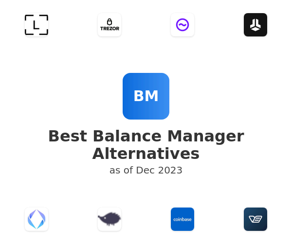 Best Balance Manager Alternatives