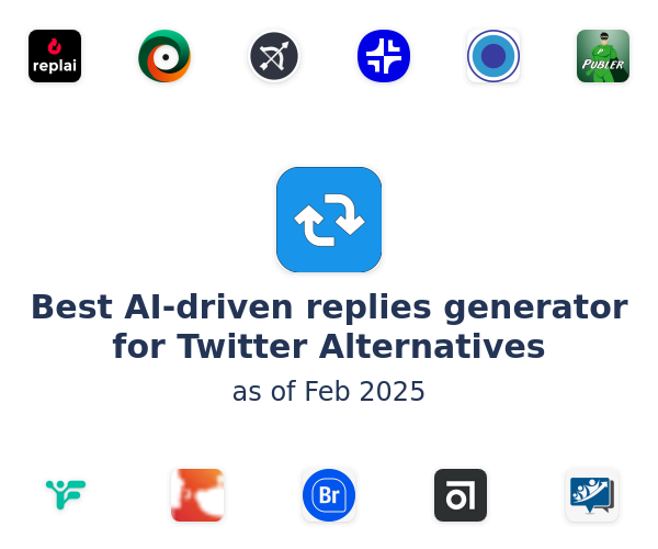 Best AI-driven replies generator for Twitter Alternatives