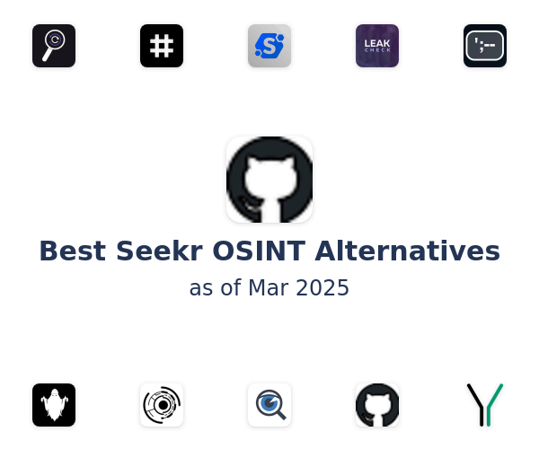 Best Seekr OSINT Alternatives