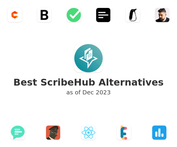 Best ScribeHub Alternatives