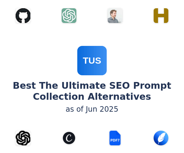 Best The Ultimate SEO Prompt Collection Alternatives