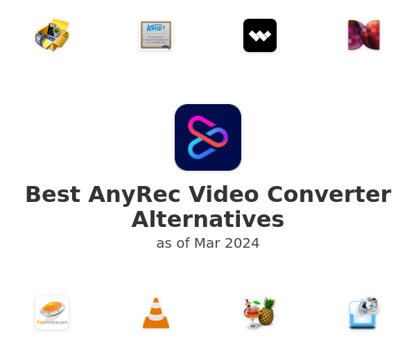 Best AnyRec Video Converter Alternatives