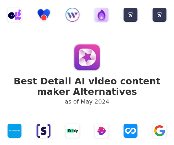 Best Detail AI video content maker Alternatives