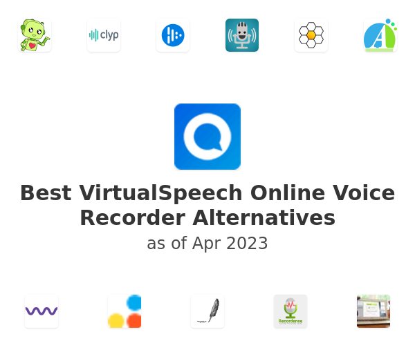 Best VirtualSpeech Online Voice Recorder Alternatives