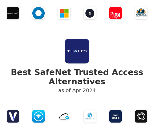 Best SafeNet Trusted Access Alternatives