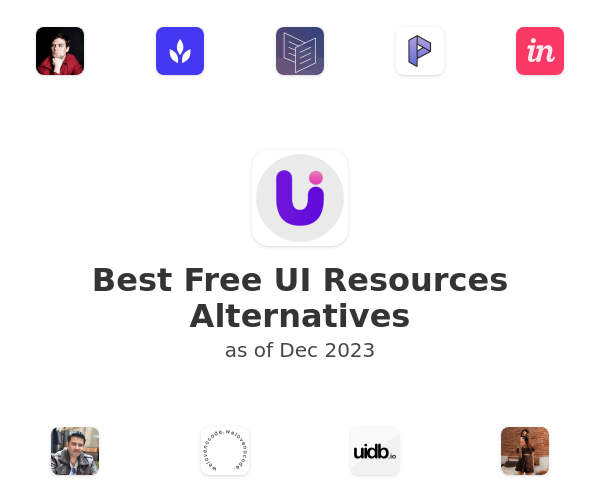 Best Free UI Resources Alternatives