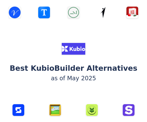 Best KubioBuilder Alternatives