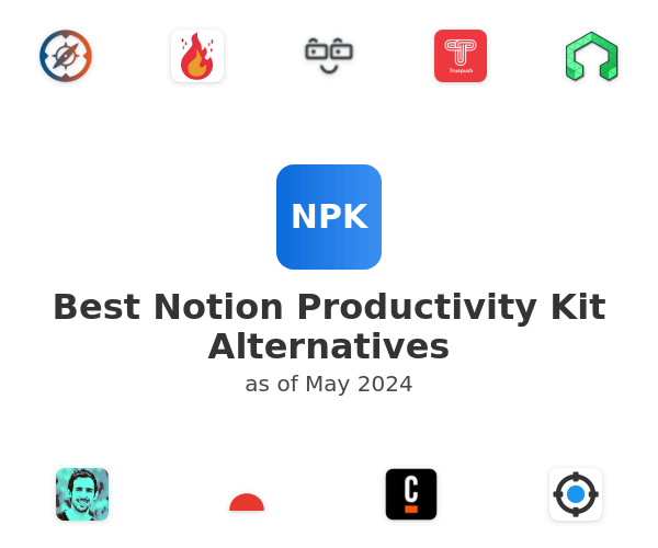 Best Notion Productivity Kit Alternatives