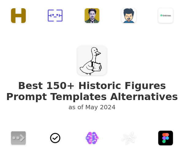 Best 150+ Historic Figures Prompt Templates Alternatives