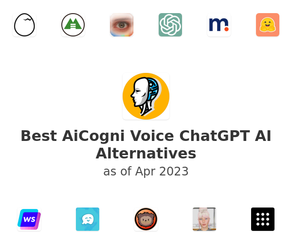 Best AiCogni Voice ChatGPT AI Alternatives