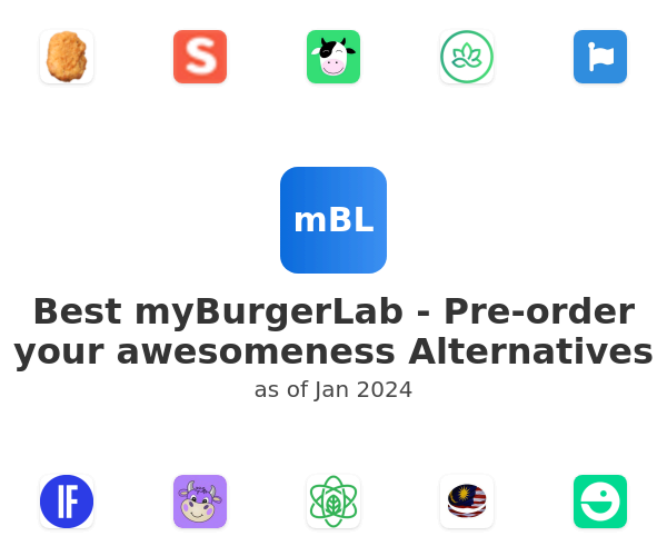 Best myBurgerLab - Pre-order your awesomeness Alternatives