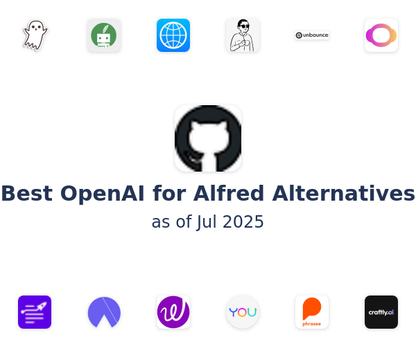Best OpenAI for Alfred Alternatives