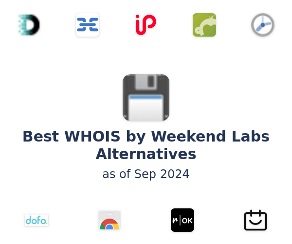 Best WHOIS by Weekend Labs Alternatives