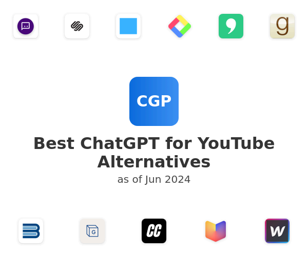 Best ChatGPT for YouTube Alternatives