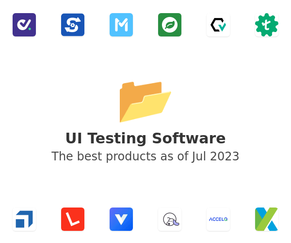 The best UI Testing products