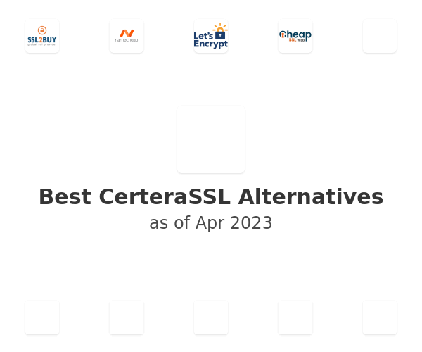 Best CerteraSSL Alternatives