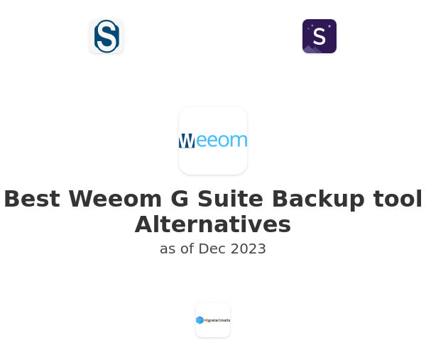 Best Weeom G Suite Backup tool Alternatives