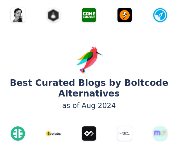 Best Curated Blogs by Boltcode Alternatives