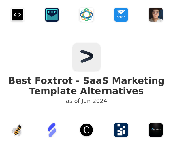 Best Foxtrot - SaaS Marketing Template Alternatives