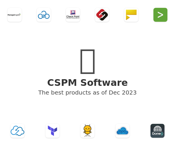 The best CSPM products