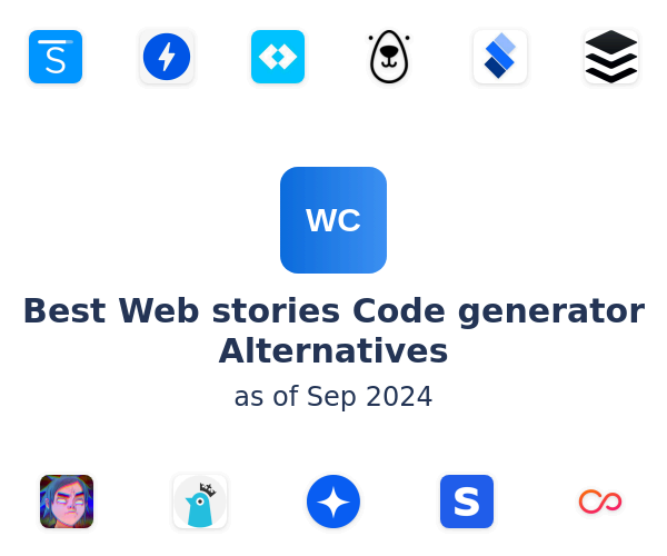 Best Web stories Code generator Alternatives