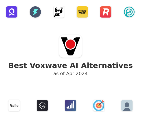 Best Voxwave AI Alternatives